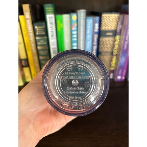 Starbucks Aloha Beetle Tropical Island Jungle Metallic Travel Tumbler Venti 24oz - Picture 5 of 16